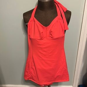 Melon kimchi Blue medium bathing suit anthropologie